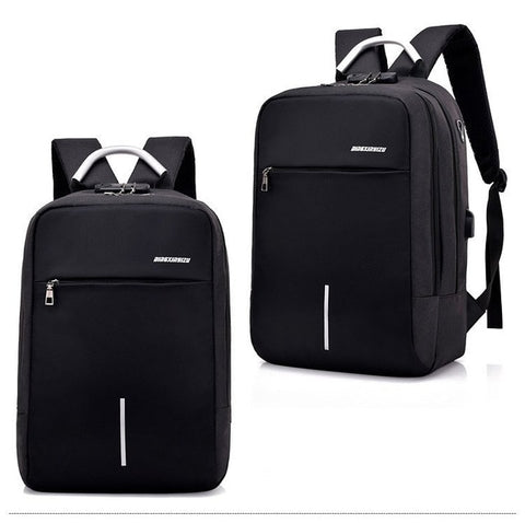 Traveling double backpack - Men and women fashion multi-function anti-theft backpack - Smart usb charging backpack