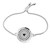 Lotus Flower Angel Wing Yoga 30mm Stainless Steel Bracelet Adjustable Aromatherapy Perfume Diffuser Locket Bracelet